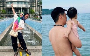 Sao Việt 26/6: NSND Lan Hương đi 'chữa lành', chồng Đỗ Mỹ Linh lần đầu khoe con
