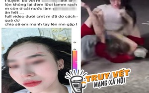 CLIP: Hai cô gái "hỗn chiến", nhiều người không can ngăn mà còn cổ vũ