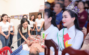
Hoa hậu Vũ Thị Hoa và các á hậu Mrs Earth Vietnam 2024 đi thiện nguyện sau đăng quang