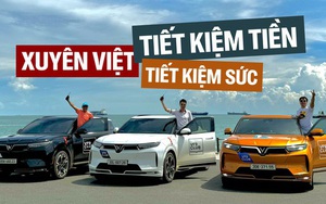 Dẫn 9 chiếc VinFast VF 9 xuyên Việt 5.500km, chủ xe chia sẻ: ‘Sạc, đỗ miễn phí nhiều nơi, chạy liền 600km không bã người’