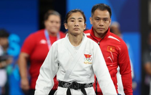 Võ sĩ Judo Hoàng Thị Tình thua sát nút ở Olympic 2024