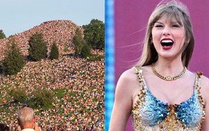 40.000 khán giả phủ kín ngọn đồi, 'xem chùa' Taylor Swift diễn