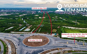 Khu vực sẽ làm đường cao tốc giáp Hà Nội, kết nối với cây cầu mới vượt sông Hồng
