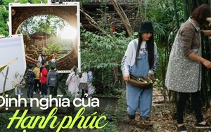 Rời bỏ thành phố lớn, gia đình 3 người về quê xây dựng thiên đường sinh thái biệt lập