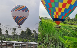 Thực hư thông tin khinh khí cầu có 9 người "rơi xuống ruộng" ở Hà Nội