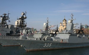 Nga điều hai tàu chiến đến châu Á diễn tập