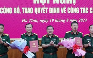 Bổ nhiệm Chánh Văn phòng Quân khu, Chánh Thanh tra Quốc phòng