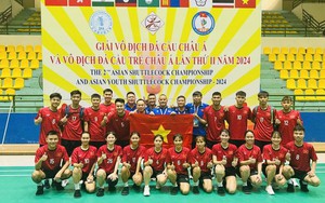 Việt Nam dẫn đầu giải đá cầu vô địch châu Á 2024