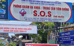 Phú Quốc: Nhân viên cũ một phòng khám đa khoa căng băng rôn đòi nợ lương