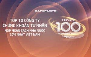 Công bố 10 công ty chứng khoán tư nhân nộp ngân sách lớn nhất Việt Nam