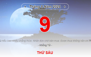 Lịch âm 9/8 - Xem lịch âm ngày 9/8