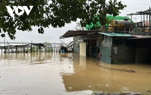 Lũ trên các sông vẫn đang lên, sông Hồng tại Hà Nội đạt đỉnh vào trưa nay