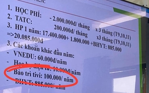 Vụ thu tiền bảo trì tivi 100 nghìn/học sinh: Bất ngờ thông báo mới của nhà trường