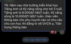 Lên mạng "tố" trường mẫu giáo con đang theo học, một phụ huynh bị cộng đồng mạng khuyên "nên xoá bài đi thì hơn"