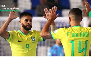 Kết quả và lịch thi đấu futsal World Cup 25/9: Brazil thị uy sức mạnh