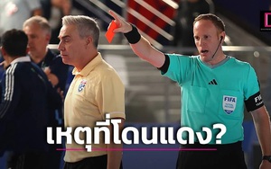 World Cup: Bị loại cay đắng, HLV Thái Lan còn dính thẻ đỏ vì lý do dở khóc dở cười