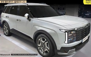 Hyundai Palisade lần đầu để lộ nội thất 9 chỗ ngồi: Thêm ghế cạnh tài xế, gập lại thành bệ tỳ tay