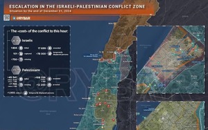 Israel hứng tên lửa từ miền trung Gaza; Lebanon bị không kích