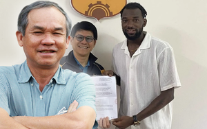 Từng nhờ công an vào cuộc, CLB của bầu Đức bất ngờ "tay bắt mặt mừng" với ngoại binh Martin Dzilah