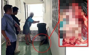 Dọn dẹp thùng rác, nhân viên vệ sinh thấy vết máu rỉ ra từ túi nilon, mở ra xong lập tức báo cảnh sát