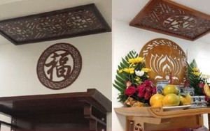 Cách đặt bàn thờ treo tường chuẩn