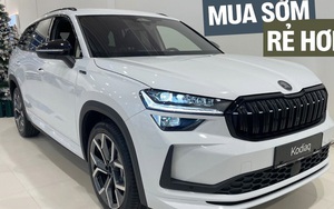 Skoda Kodiaq 2025 chốt bán tại Việt Nam: Mua trước Tết giảm giá lăn bánh, có bản thể thao, đều AWD, tăng sức đấu Santa Fe