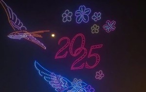 Hà Nội trình diễn drone hỏa thuật lớn nhất thế giới vào đêm giao thừa Ất Tỵ 2025