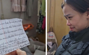 Nửa đêm đi làm về phát hiện mẩu giấy nhỏ của con gái để ở giường, mẹ vừa đọc vừa khóc nức nở