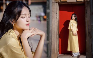 Nhan sắc xinh đẹp của MC Thanh Trúc trong tà áo dài, háo hức chờ không khí Tết yên bình ở Sài Gòn