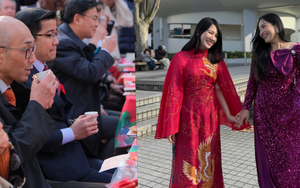 Hàng nghìn người đổ về "Tết Việt Saitama", MC Hạnh An An xúc động khi thấy ca sĩ Nhật đi mua áo dài