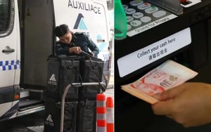 Cận cảnh nhà băng Singapore chuẩn bị hàng triệu tờ tiền mới lì xì Tết Nguyên đán