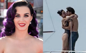 Katy Perry hôn cựu Thủ tướng Canada đắm đuối trên du thuyền