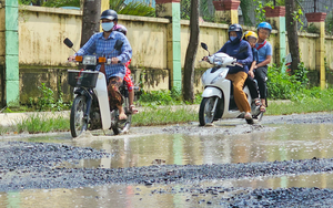 Đường 8 tỷ đồng làm dở dang, người tham gia giao thông gặp khó khăn