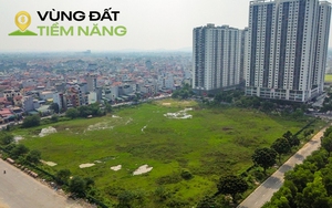 Toàn cảnh lô đất sắp được xây 6 tòa chung cư ở khu nhà giàu Hà Nội cứ mưa là ngập