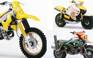 Hơn 30 năm trước Suzuki đã từng làm ra những chiếc xe máy 'siêu nhân' dẫn động hai cầu như ô tô