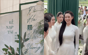 Đỗ Hà lấy chồng Tổng giám đốc: Lễ nạp tài là gì? Lễ này khác gì đám hỏi?