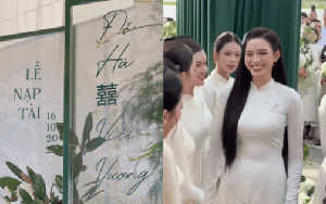 Đỗ Hà lấy con trai chủ tịch Sơn Hải: Lễ nạp tài là gì? Lễ này khác gì đám hỏi?