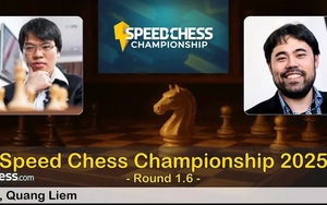 Lê Quang Liêm và Lê Tuấn Minh dừng bước tại giải cờ Speed Chess Championship 2025
