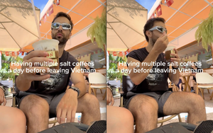 Quá buồn vì sắp phải rời khỏi Việt Nam, khách Tây lặp đi lặp lại 1 việc mỗi ngày