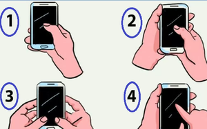 Cách cầm điện thoại nói lên tính cách khác biệt gì ở bạn?