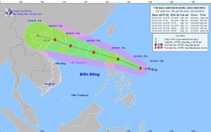 Bão số 11 dự báo đổ bộ trực tiếp vào nước ta, miền Bắc mưa to nhiều ngày liên tiếp