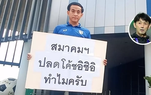 CĐV Thái Lan đến trụ sở Liên đoàn phản ứng sau vụ sa thải HLV Nhật Bản