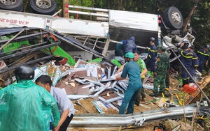 Hai vợ chồng tử vong thương tâm trong vụ lật xe trên đèo Ngọc Vin