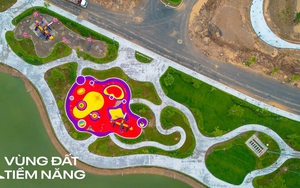 Thay bạn đi thăm dự án đáng chú ý nhất phía Tây Hà Nội của Vinhomes: Tiến độ ấn tượng, sắp khánh thành công viên, giá biệt thự đơn lập thấp nhất 70 tỷ đồng