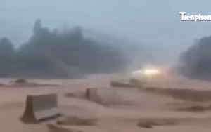 Lũ kinh hoàng trên cao tốc La Sơn - Túy Loan