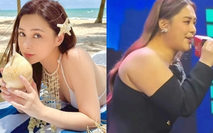 Ngoại hình phát tướng gây sốc của Chung Hân Đồng, đột ngột tăng đến 75 kg là vì sao?