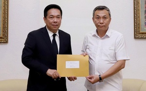 Sự cố nhầm Quốc kỳ Việt Nam: Sếp bóng đá Thái Lan có mặt tại VFF để chuyển thư xin lỗi
