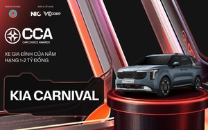 Kia Carnival vượt CR-V, Santa Fe, Everest, Kodiaq trở thành ‘Xe Gia đình của năm Hạng 1-2 tỷ đồng’