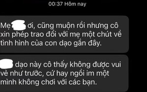 Thấy bé 5 tuổi buồn, cô giáo đến hỏi chuyện và ngay sau đó phải nhắn tin cho mẹ: Cả bầu trời của con giờ chỉ còn một nửa