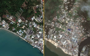 Ảnh vệ tinh trước - sau cho thấy siêu bão Melissa càn quét thế nào: "Đó là trải nghiệm kinh hoàng nhất trong đời tôi"